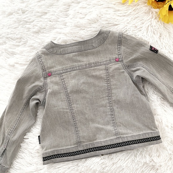 🌸 Souris Mini Toddler Girl Denim Jacket 🌸 - Picture 4 of 4